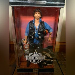 Harley Davidson Barbie Ken Collectable Doll